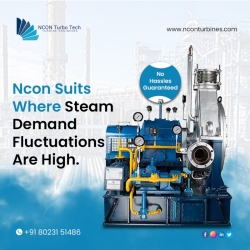 Best Quality Steam Turbines for Industry | NCON Turbines