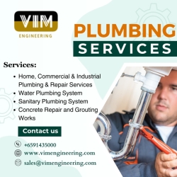 Comprehensive Water Pipe Plumbing Services In Singapore By Vim Engineering